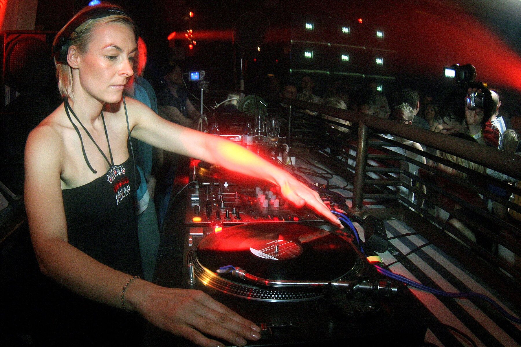 Djane Marusha performing at the Tresor.