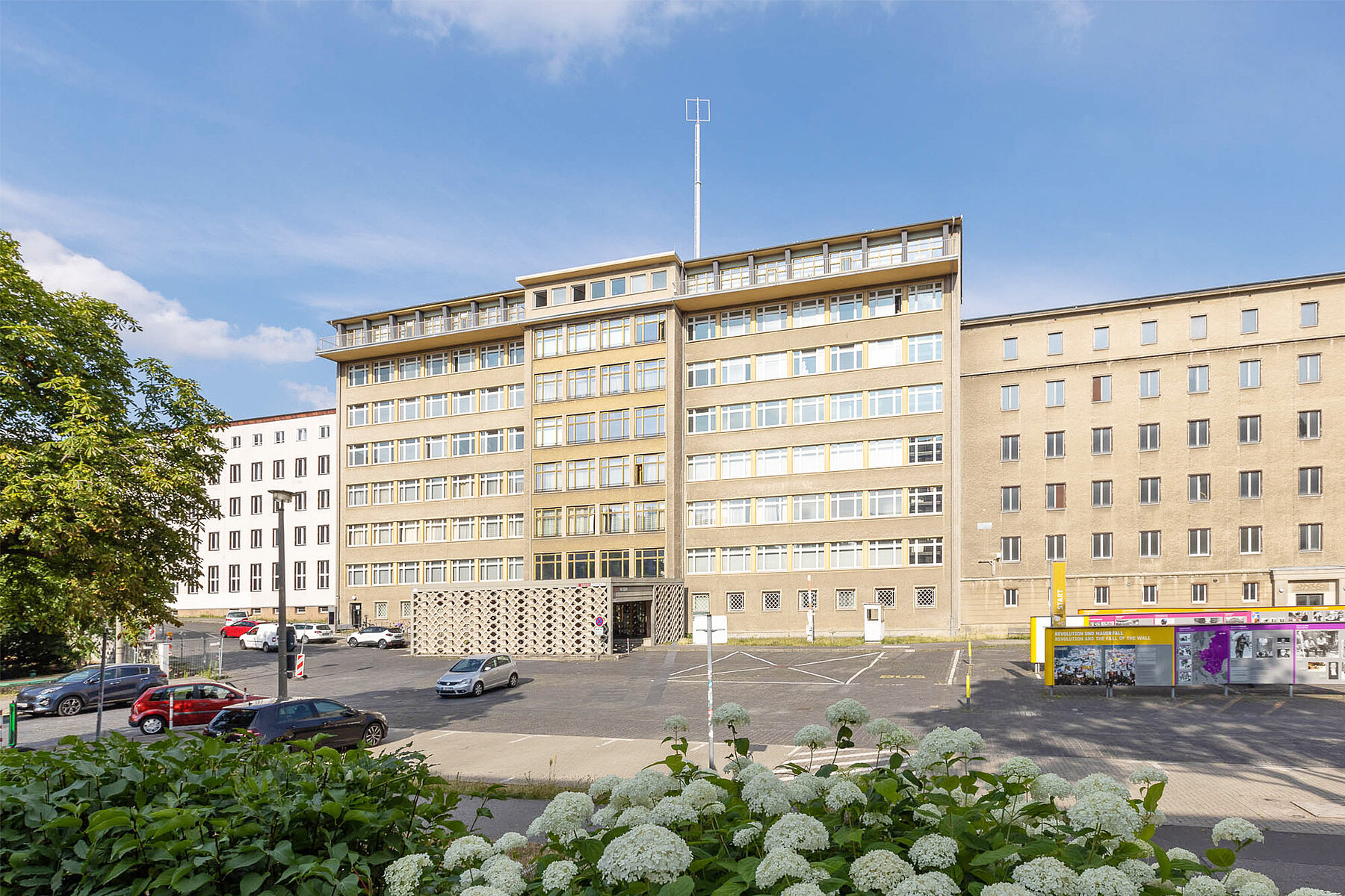 The main building of the Ministry for State Security in Berlin-Lichtenberg.